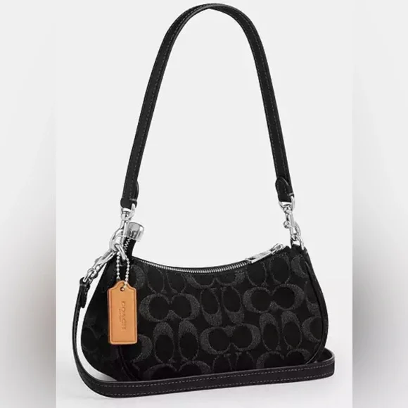 NWOT Coach Ashton Mini Denim Shoulder Bag - Picture 3 of 8